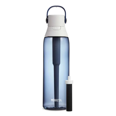 Brita Insulated Filtered Water Bottle with Straw, 26 Ounce